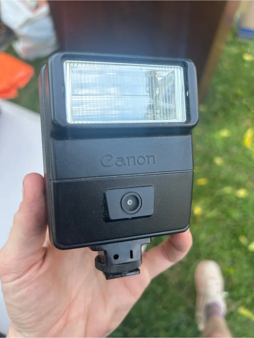 Canon Speedlite 177A Flash Unit in Black with Black Case